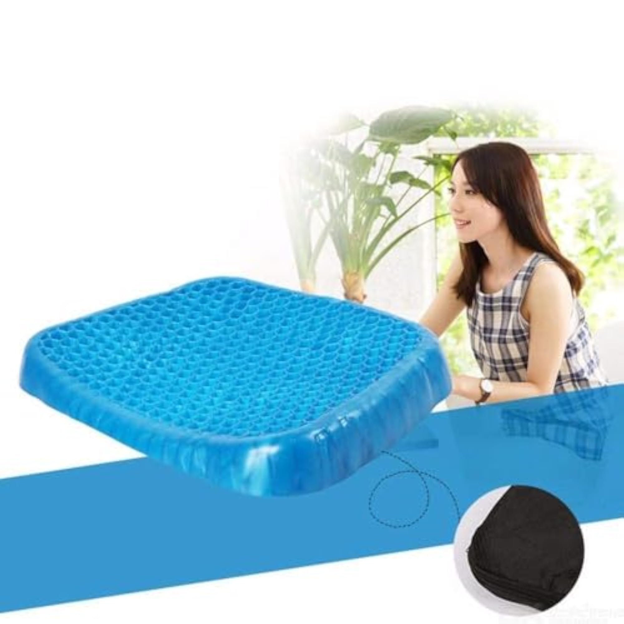 Acupressure Egg Gel Seat Cushion for Back Support