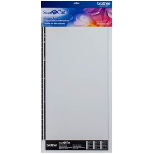 Brother ScanNCut DX Mat CADXMATS24, 12" x 24" Scanning Mat, Non-Tack to Convert Materials into Custom Designs