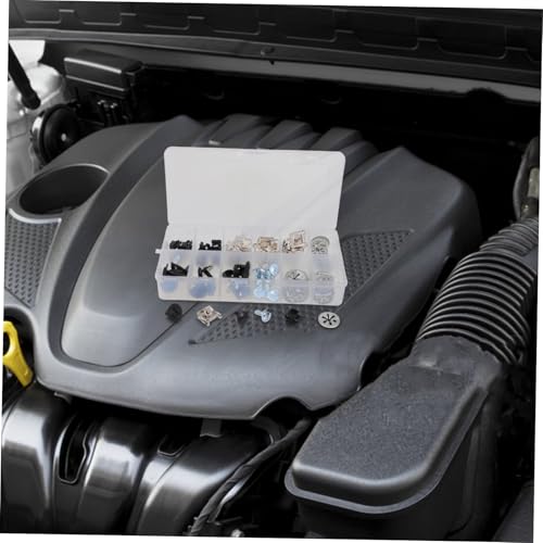 Clips de parachoques de motor y tornillos de expansión para reparación automotriz PRETYZOOM 5