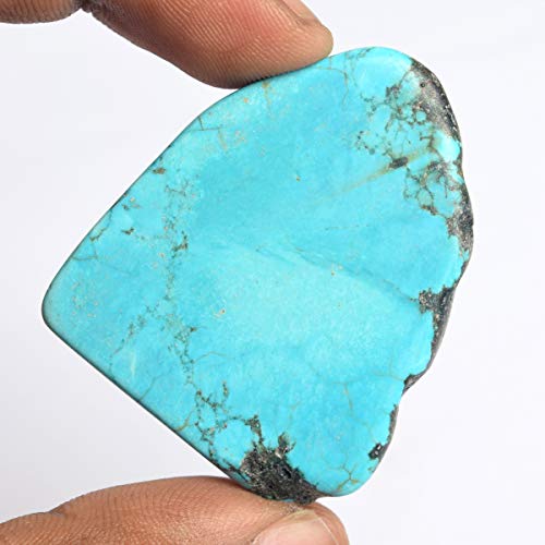 Genuine Rough Blue Turquoise Slab 105.00 Ct Natural Uncut Rough Certified Raw Rare Turquoise Crystal Stone2