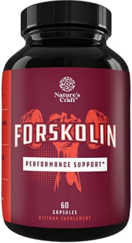 Natures Craft Forskolin Weight Loss Supplement for Men & Women Pure Coleus Forskohlii Extract Diet Pills Fat Burner Capsules Natural Appetite Suppressant Metabolism Booster Extra Strength