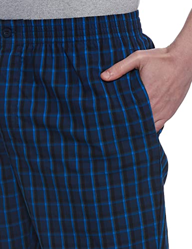 Image of Jockey 9005 Men's Super Combed Mercerized Cotton Woven Fabric Regular Fit Printed Bermuda with Side Pockets