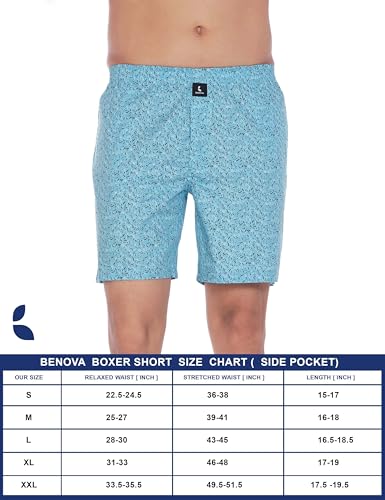 Image of Cotton Boxer Shorts for Men, Breathable, Comfortable & Lightweight (Pack of 2)