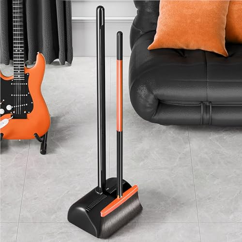 ほうきちりとりセット ちりとり 掃除セット【2025新登場 】人気ランキング 屋外 留め具固定 180°角度調節可能ほうき 回転式ほうき 収納便利 組み立て簡単 室内 屋外 令和 掃除セット