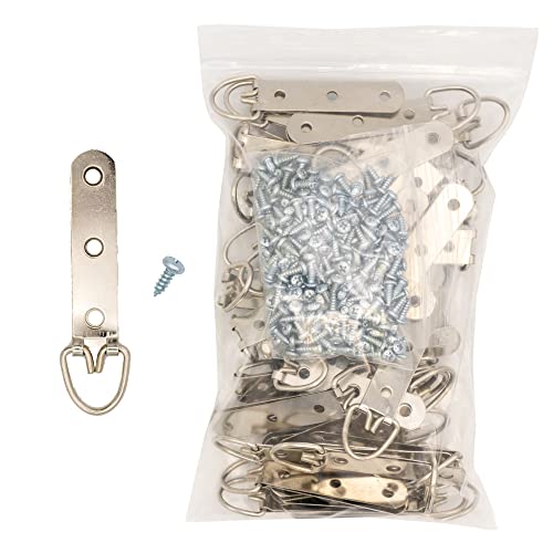 25 Extra Heavy Duty 3 Hole D Ring / Triangle Framing Hanger W/Screws #TOP1