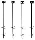 Tie Down Engineering 59095N Iron Root Double Head Double Helix Earth Anchor - 3/4