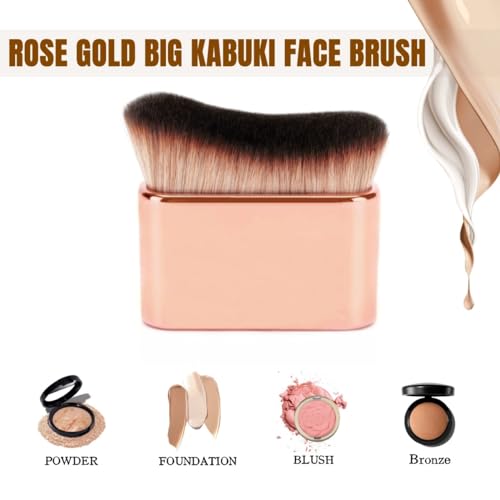 Diyi Blend & Blur Body Brush - Extra Large Kabuki Brush For Self Tanner, Blending Applicator For Tanner, Tanning Mousse Bronzing Highlighting Foundation, Flawless Leg Face & Body Blend Makeup — view 4