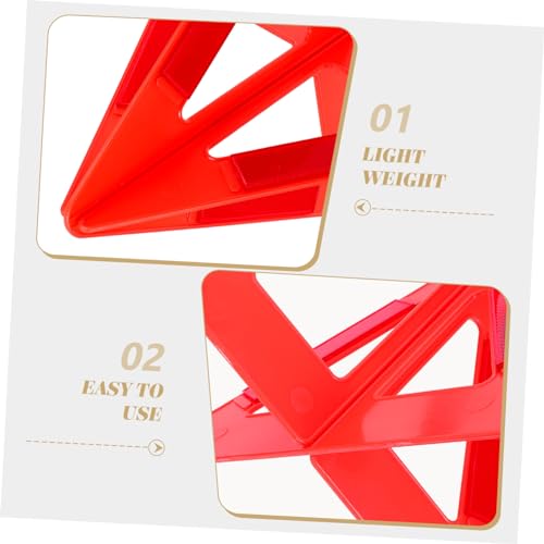 Triángulo Reflector de Emergencia para Carro Rojo miniatura 4