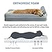 BFPETHOME Orthopedic Dog Beds for Large Dogs-Waterproof Sofa Pet Bed with Removable Washable Cover, Big Dog Bed with Waterproof Lining and Nonskid Bottom,Pet Bed for Large Dogs
