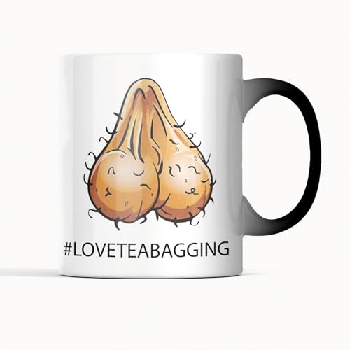 UCG #LOVETEABAGGING Funny/Rude Heat Colour Magic Changing Mug - Heat Reveal/Reactive - Fun/Offensive/Naughty Mug - 350 ml - 11oz - Image 2