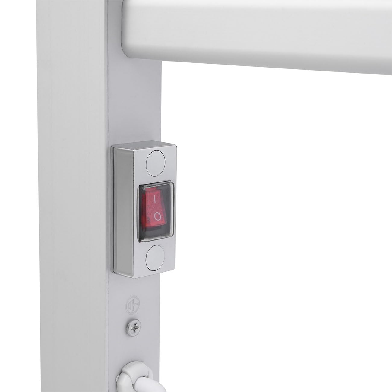 ideoon Elektrischer Handtuchtrockner 105 Watt, zum Aufstellen und Aufhängen - freistehend & wandmontierbar - Schnelle Trocknung & warme Handtücher