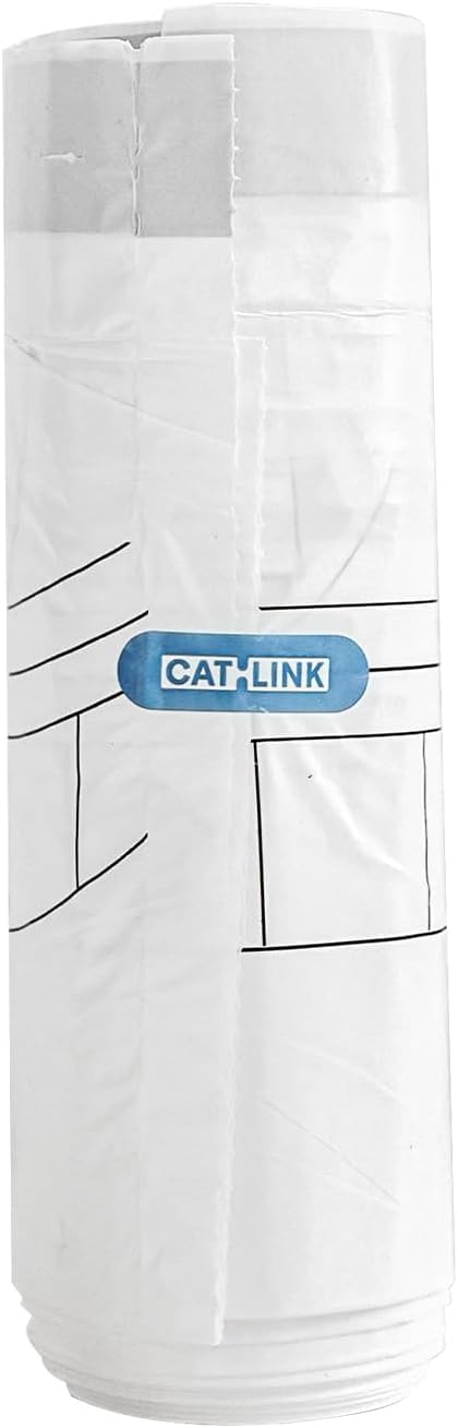 CatLink Sacs de litière autonettoyants compatibles avec les bacs à litière Catlink Baymax, paquet de 6, 120 sacs
