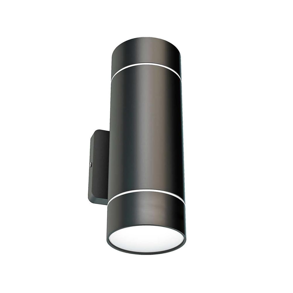 LED Wandlampe Aussen IP65 wasserdichte mit Fernbedienung Wandleuchte RGB 20W Farbwechsel 4 Modi 16 Farben Up Down Dimmbar Aluminium Wandleuchte für Wohnzimmer Treppenhaus Flur Balkon Garten