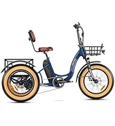 ADDMOTOR TRIKETAN M-330 Electric Trike for Adults, UL2849 Certified, 750W Rear Motor Electric Tri...