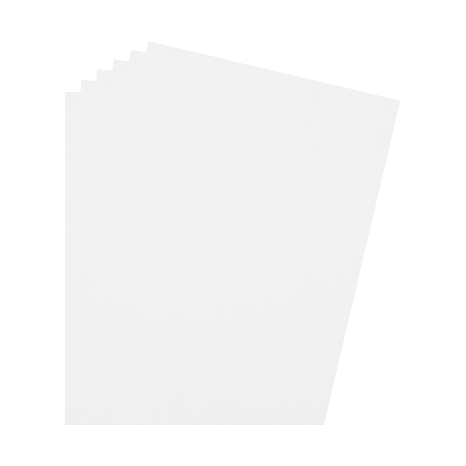 Rebower Corrugated Cardboard Paper Sheets, Corrugated Paper Cardboard Inserts [for Craft and DIY Projects] - 5.9x3.9 Inch/White/10 Pcs