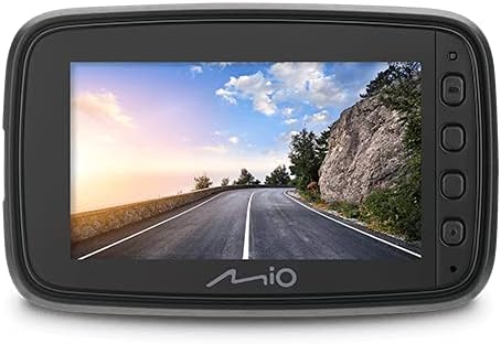 Mio MiVue 818 Bluetooth Car Camera Dash Cam 2K WQHD 1440p, Full HD @60fps, F1.8, FOV 140, GPS, WIFI, Km Stand, G-Sensor, Display 2.7".mp4 (H.264), Parking Mode, MMC Up to 1288 GB