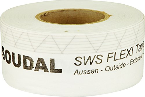 Preisvergleich Produktbild SWS Flexi Tape Outside Fensterdichtband AUÃEN mit Selbstklebestreifen versch. GröÃen (100mm x 25m)