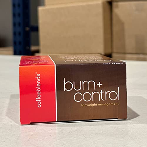 Burn + Control Coffee By Javita, 4 Boxes, Gourmet South American Blend, Instant Coffee With Weight Management Herbs, Garcinia Cambogia, Yerba Mate, Medium Roast, 24 Ct. #TOP6