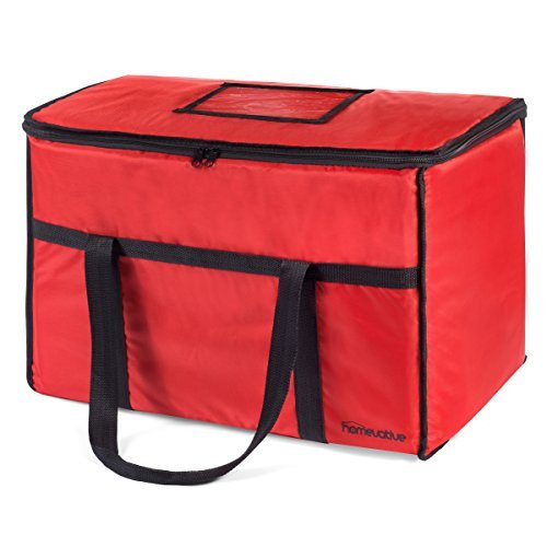 Homevative (XL 22" x 14" x 13") Nylon Insulated Thermal Food Delivery