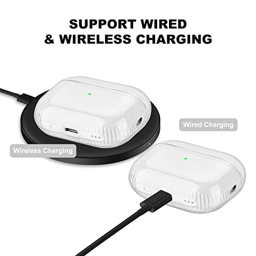 Koreda For Airpods Pro 2Nd Generation/1St Generation Case (2022/2019), Soft Clear Tpu Bling Crystal Transparent Airpod Pro 2 Case Shockproof Protective Cover For Airpods Pro 2Nd/1St Gen #TOP3