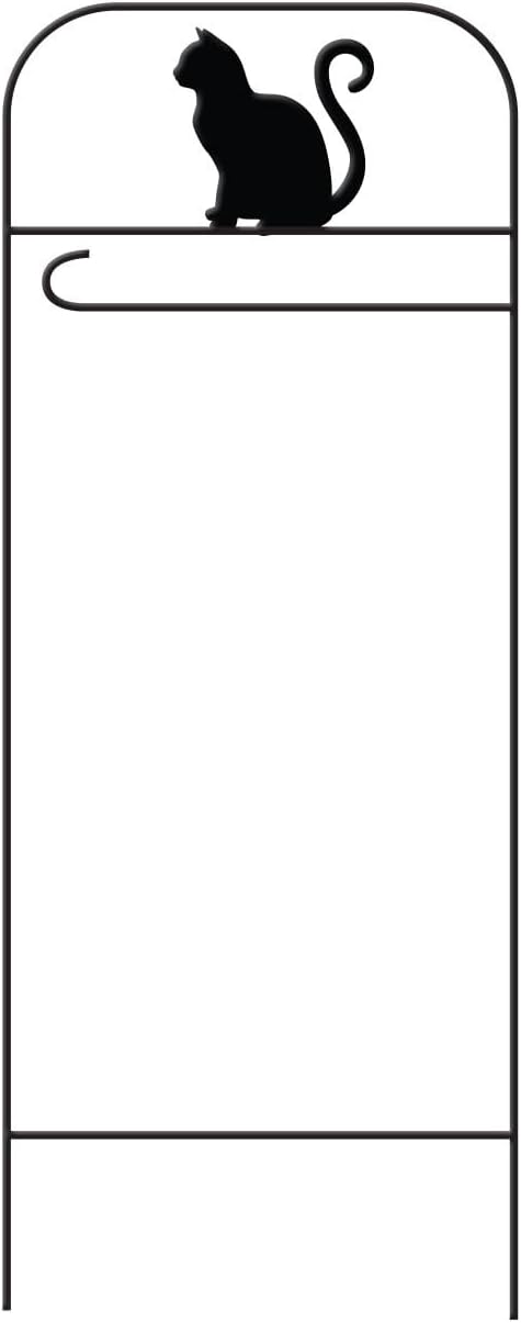 Briarwood Lane Wrought Iron Cat Garden Flag Arbor