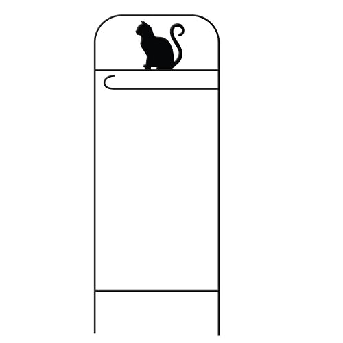 Briarwood Lane Wrought Iron Cat Garden Flag Arbor