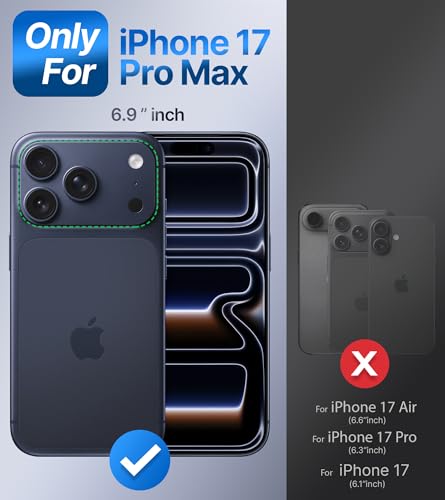 Image of Shields Up for iPhone 17 Pro Max Case with Stand, Phone Case Clear with Double Ring Holder [Adjustable & Foldable] Shockproof Protective Matte Cover for iPhone 17 Pro Max 6.9 inch - Frosted Blue