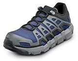 Wolverine Rev Vent UltraSpring, Men's, Navy, MaxTrax Slip Resistant, Comp Toe, EH, Athletic Work Shoe (11.5 M)