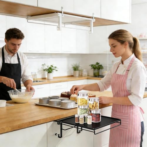 Organisation de la maison tâche optimisée avec table rabattable murale - 3