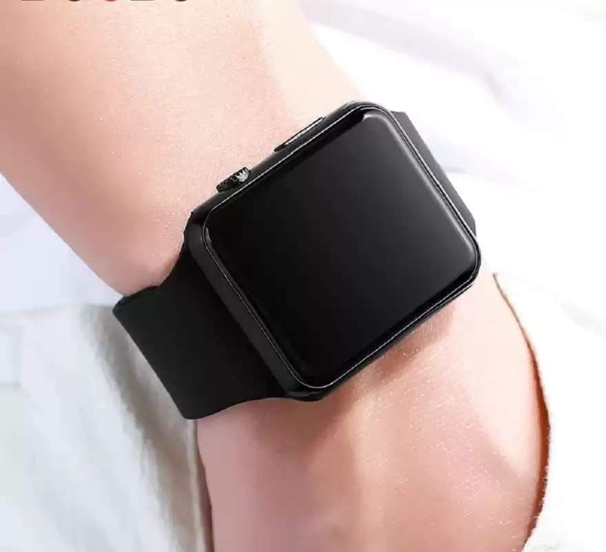 SELLORIA Digital Watch Pack of 1 Most Selling Latest Trending Men Women Watches Smart Watch Classy Digital Watch Wrist Watch Sports Watch LED Band Kids Boys and Girls Smart Watches -1, Black