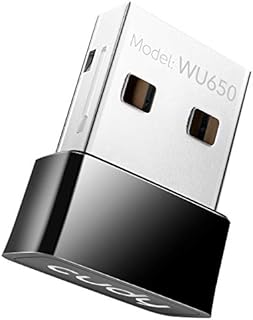 Cudy AC 650Mbps USB WiFi Adapter for PC, 5GHz/2.4GHz Wireless Dongle, WiFi USB, USB Wireless Adapter for Laptop - Nano Size, Compatible with Windows XP / 7 / 8.x /10/11, Mac OS