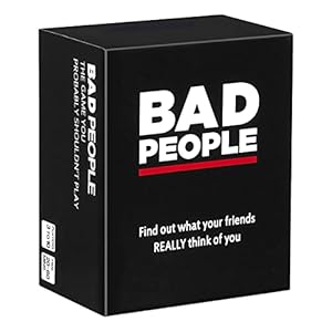BAD PEOPLE Party Game – Find Out What Your Friends Really Think of You – Hilarious Adult Card Game for Fun Parties and Board Games Night with your Group