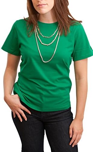 Women's Short-Sleeve Egyptian Cotton Shell (Shirt) - Egyptian Emerald (Medium (10-12))