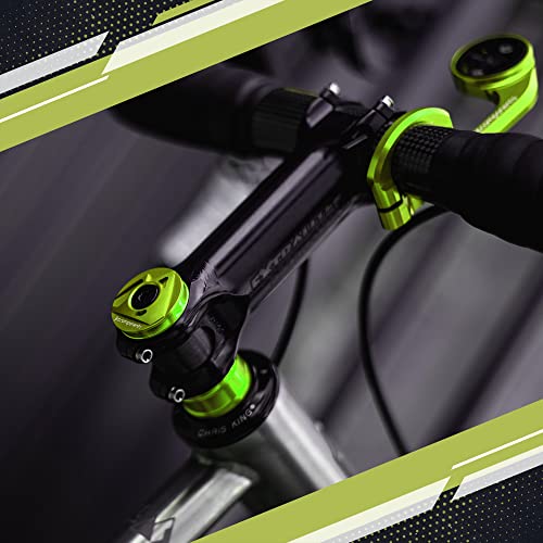 Jrc Components Ahead Stem Top Cap Jrc Logo Design | Lightweight 6061-T6 Aluminum Top Cap | Compatible With Road, Gravel & Mountain 1-1/8" Threadless Steerers (Acid Green) #TOP4