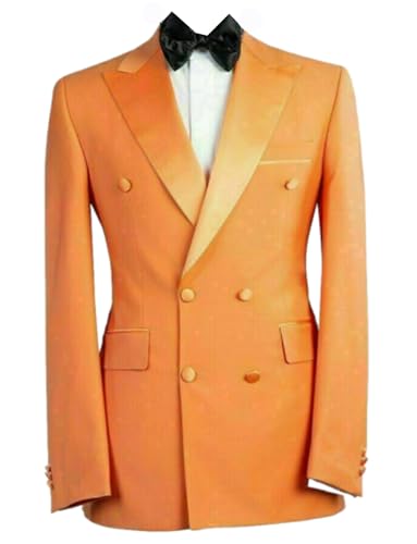 Blazer Smoking de Luxe Homme à Revers en Pointe Veste de Costume Chic