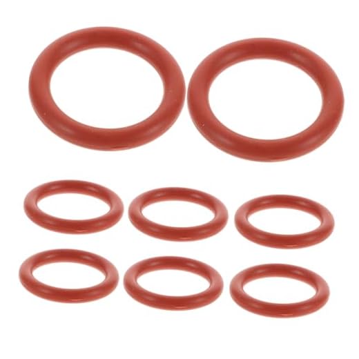 TIDTALEO 10 Peças Acessórios Para Máquinas De Sorvete Fabricantes De Sorvete Anéis De Silicone Suprimentos Para Máquinas De Sorvete Anel De Vedação Multifuncional Anel De Silicone