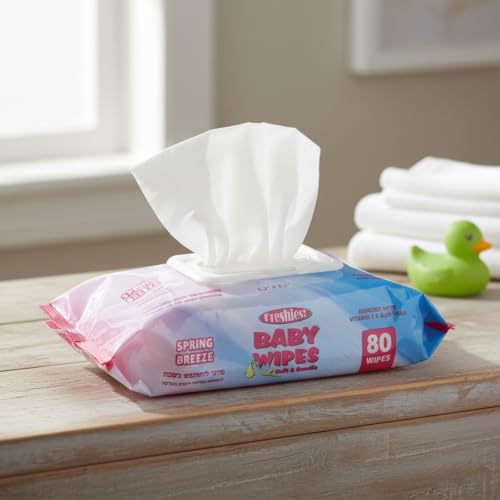 Ultimate White Baby Wipes Freshies with Lids - (Pack of 80) - Luxurious... - Image 5