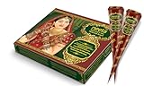 Neeta Mehndi Cone PK12, Ready-to-Use Henna Cones, Long-Lasting Color, Chemical-Free, For Hands & Feet, Bridal & Festival Mehndi