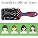 Spider Web Blue Kids Detangler Hair Brush Hairbrush for Boys Girls, Detangling Brush Smooth for Wet Dry Thin Long Curly Hair, Glide Through Tangles with Ease and Massage Scalp