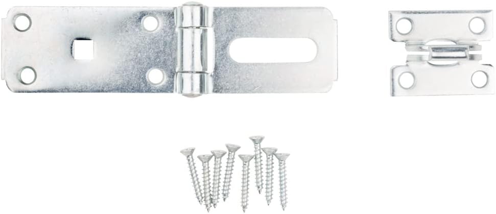 National Hardware N103-176 Extra Heavy Hasp, Zinc Plated, 7-1/4"