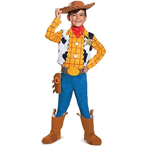 Woody Costume, Disney Pixar Toy Story 4 Deluxe Boys Costume Cover