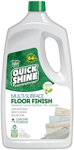 Amazon.com: Quick Shine Multi Surface Floor Finish 64oz | Cleaner ...