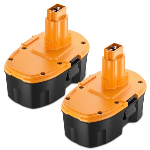 2X 5000mAh 18V Batterie pour Dewalt, Powtree Ni-MH Batterie de Remplacement pour Dewalt 18V DC9096 DE9098 DE9095 DE9096 DW9096 DW9095 DW9098 DC9099 DE9039 DE9503 DC925 DC725