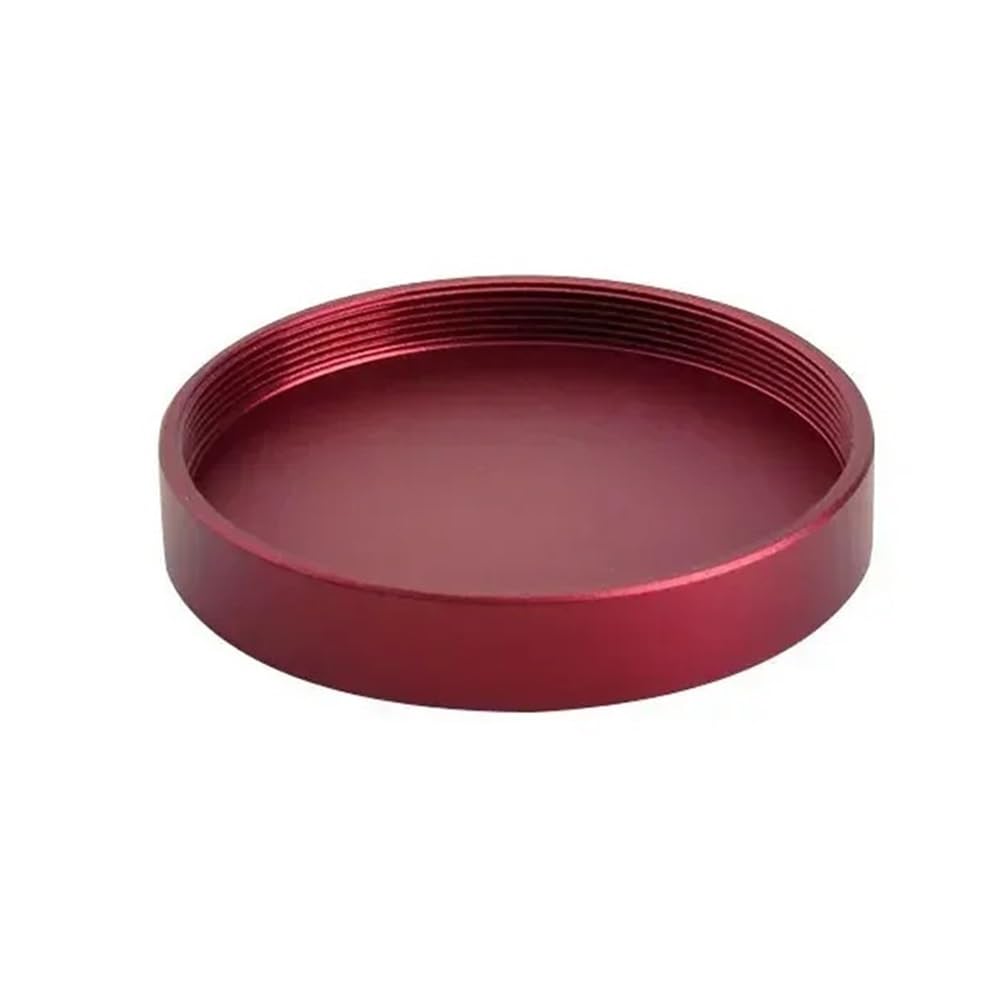 Cubierta Antipolvo de Lente Metal Completo M63/M68x1 mm con Rosca Hembra/Macho for Lentes cámara telescopio astronómico Piezas para telescopio astronómico(M63 Red Female)