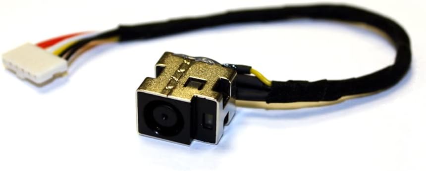 Power4Laptops Replacement Laptop DC Jack Socket with Cable Compatible with HP Pavilion DV5-1107EL