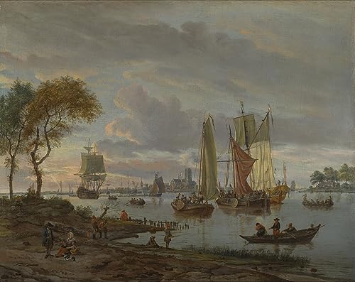 Peinture pour la Décoration de prestige Abraham Storck sur toile nordique 60x90