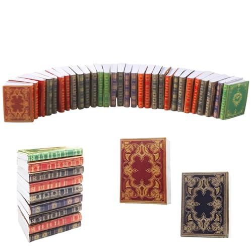 Multiuso: i piccoli libri sono ampiamente utilizzati per decorare salotti, camere da letto, sale da pranzo, sale studio, sale giochi, ecc., che possono aggiungere brillantezza all'arredamento della tua casa.
