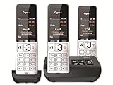 Gigaset Comfort 500A Trio Silber-Schwarz