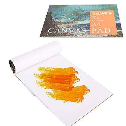 Uxsiya Painting Canvas Pad, Portable Practice Professional Canvas Paper Book for Home School for Beginner - Image 2