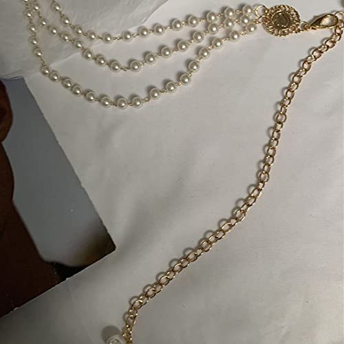 Accesorios de joyería corporal KnSam cadena de vientre ajustable oro 5